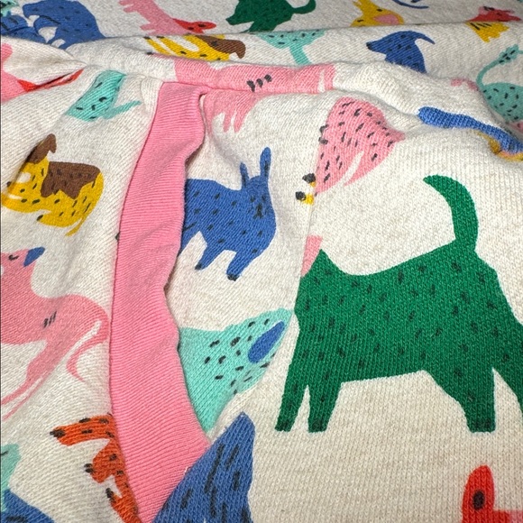 Mini Boden Sweatshirt Dress Tunic Dog Print Girl’s size 11-12Y* - Picture 6 of 9